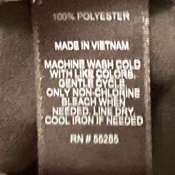 EUC | Express | Button Down Black with White Trim Tank | Size Medium - Picture 4 of 4